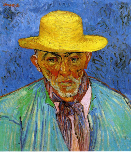  Vincent Van Gogh Portrait of Patience Escalier, Shepherd in Provence - Canvas Print