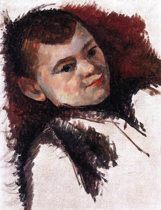  Paul Cezanne Portrait of Paul Cezanne, the Artist's Son - Canvas Print
