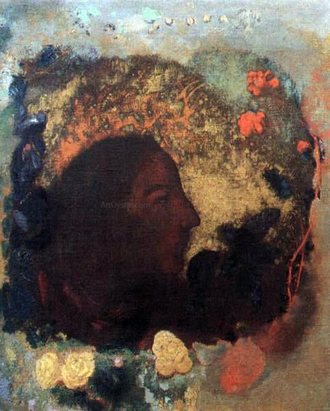  Odilon Redon Portrait of Paul Gauguin - Canvas Print