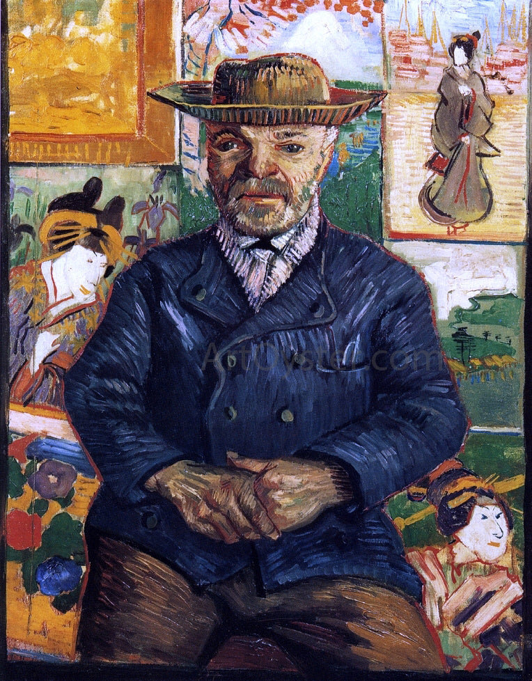  Vincent Van Gogh Portrait of Pere Tanguy - Canvas Print