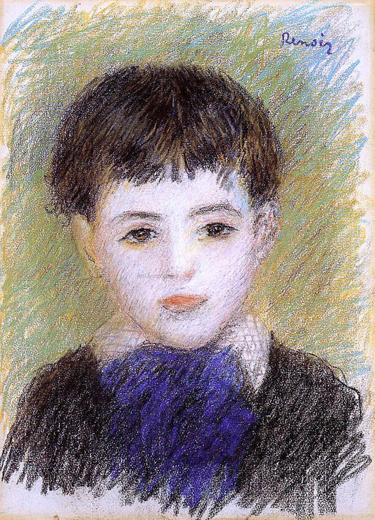  Pierre Auguste Renoir Portrait of Pierre - Canvas Print