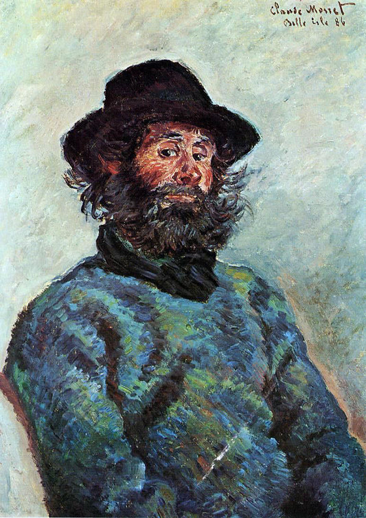  Claude Oscar Monet Portrait of Poly, fisherman at Kervillaouen - Canvas Print