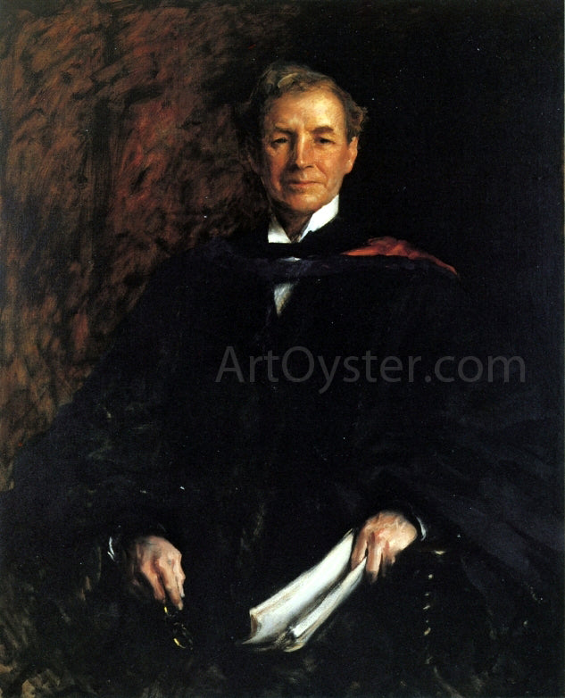  William Merritt Chase Portrait of President William Waugh Smith - Canvas Print