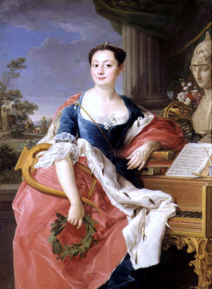  Pompeo Girolamo Batoni Portrait of Princess Giacinta Orsini Buoncampagni Ludovisi - Canvas Print