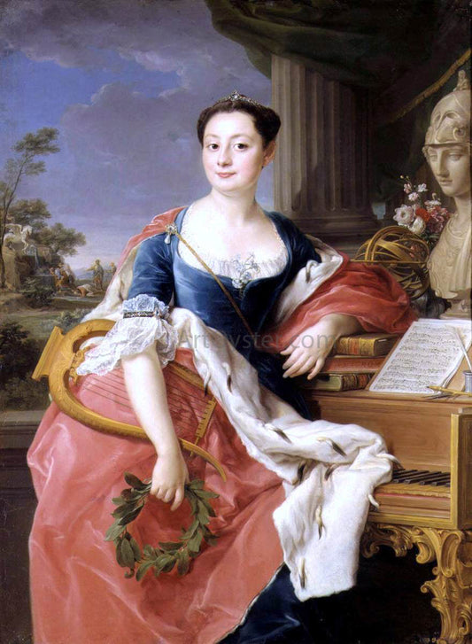  Pompeo Girolamo Batoni Portrait of Princess Giacinta Orsini Buoncampagni Ludovisi - Canvas Print