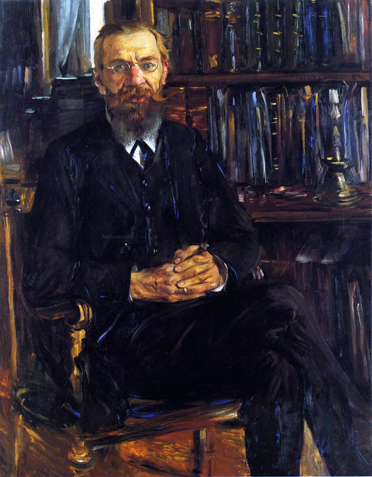  Lovis Corinth Portrait of Professor Eduard Meyer - Canvas Print