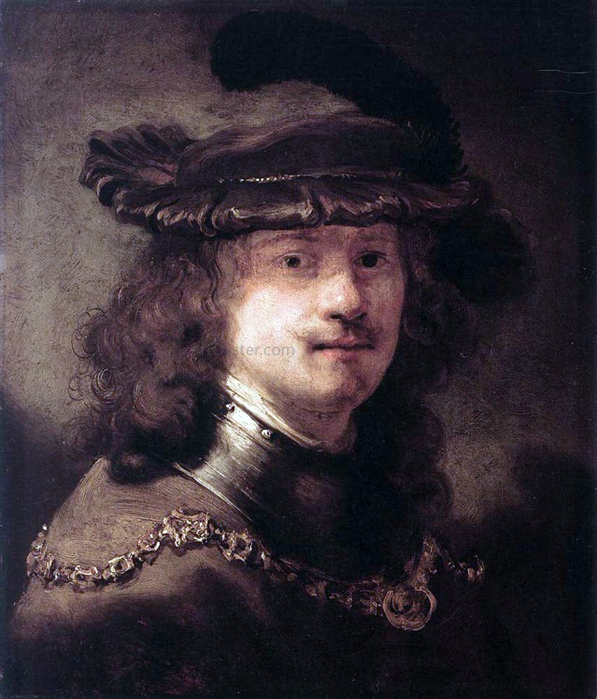  Govert Teunisz Flinck Portrait of Rembrandt - Canvas Print