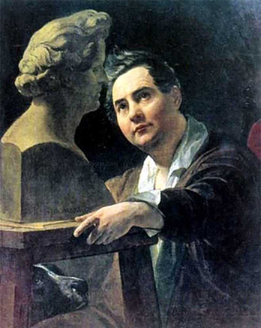  Karl Pavlovich Brulloff Portrait of Sculptor I. P. Vitaly - Canvas Print