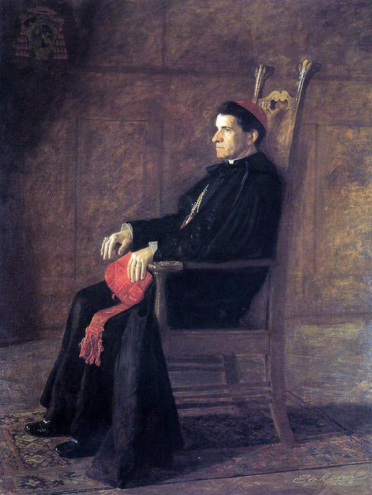  Thomas Eakins Portrait of Sebastiano Cardinal Martinelli - Canvas Print