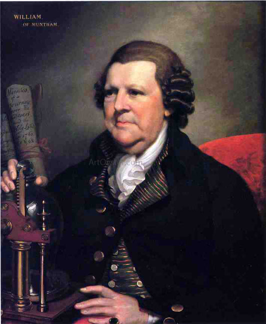  Mather Brown Portrait of Sir William Frankland of Muntham, Sussex - Canvas Print