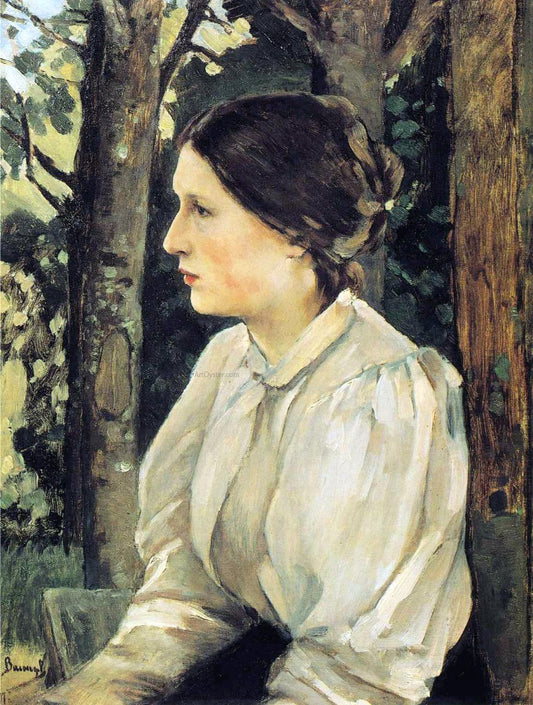  Victor Mikhail Vasnetsov Portrait of Tatyana Vasnetsova, the Artist's Daughter - Canvas Print