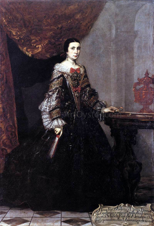  Claudio Coello Portrait of Teresa Francisca Mudarra y Herrera - Canvas Print