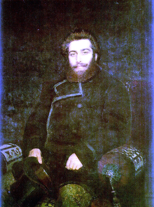  Ilia Efimovich Repin Portrait of the Artist Arkhip Kuinji. - Canvas Print