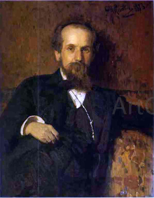  Ilia Efimovich Repin Portrait of the Artist Pavel Tchistyakov - Canvas Print