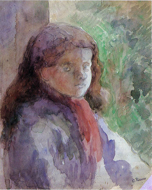  Camille Pissarro Portrait of the Artist's Son, Ludovic-Rudolphe - Canvas Print