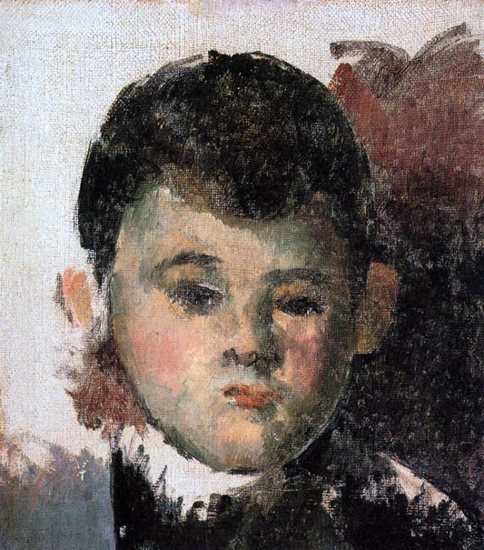  Paul Cezanne Portrait of the Artist's Son (unfinished) - Canvas Print