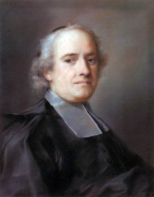  Rosalba Carriera Portrait of the French Consul Le Blond - Canvas Print