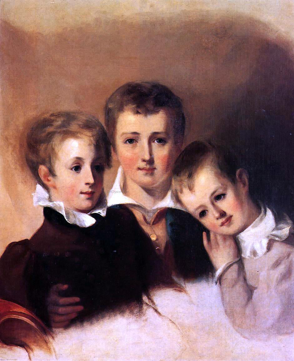  Thomas Sully Portrait of the Howell  Boys - Canvas Print