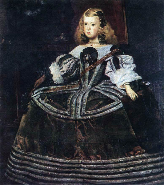  Juan Bautista Martinez Del Mazo Portrait of the Infanta Margarita - Canvas Print