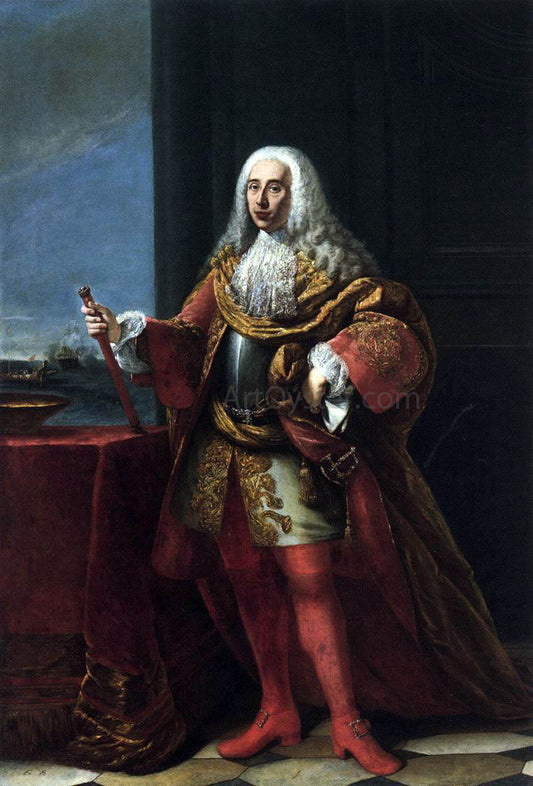  Fortunato Pasquetti Portrait of the Nobleman Gerolamo Maria Balbi - Canvas Print