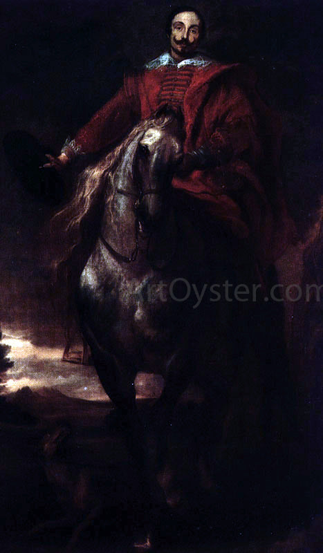  Sir Antony Van Dyck Portrait of the Painter Cornelis de Wae - Canvas Print