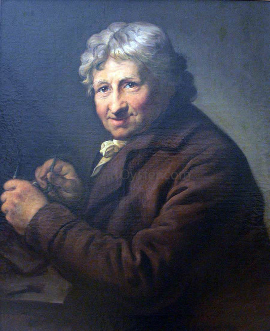  Anton Graff Portrait of the Painter Daniel Nikolaus Chodowiecki - Canvas Print