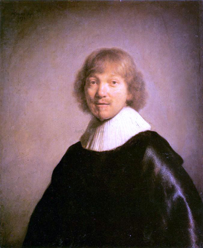  Rembrandt Van Rijn Portrait of the painter Jacques de Gheyn III - Canvas Print
