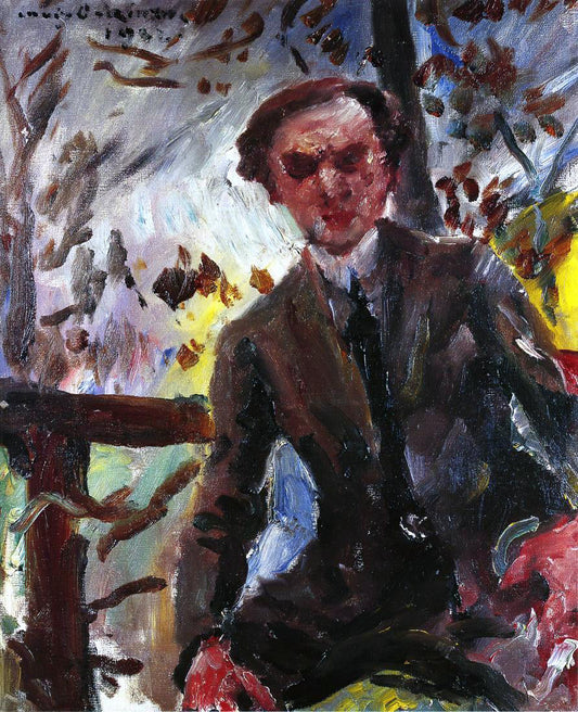  Lovis Corinth Portrait of the Painter Leo Michelson - Canvas Print