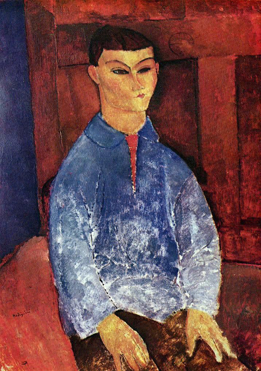  Amedeo Modigliani Portrait of the Painter Moise Kisling - Canvas Print
