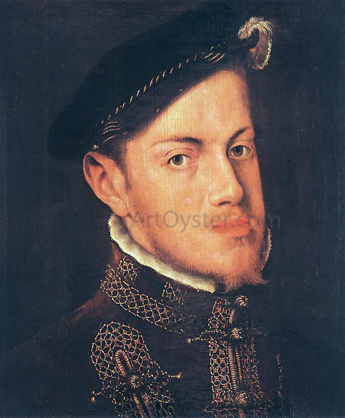  Anthonis Mor Van Dashorst Portrait of the Philip II, King of Spain - Canvas Print