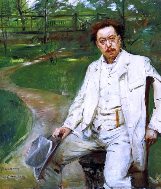  Lovis Corinth Portrait of the Pianist Conrad Ansorge - Canvas Print