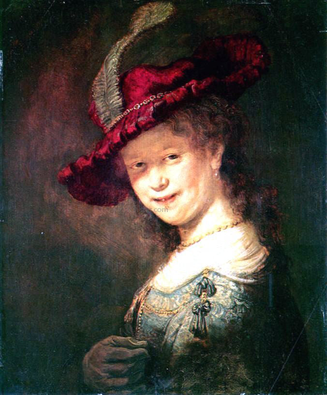  Rembrandt Van Rijn Portrait of the Young Saskia - Canvas Print