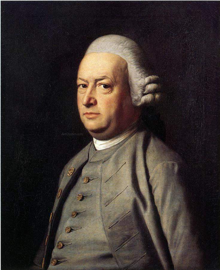 John Singleton Copley Portrait of Thomas Flucker Canvas Print – Art MegaMart