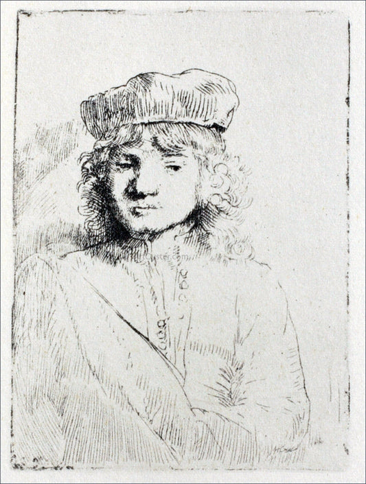  Rembrandt Van Rijn The Portrait of Titus, Rembrandt's Son - Canvas Print