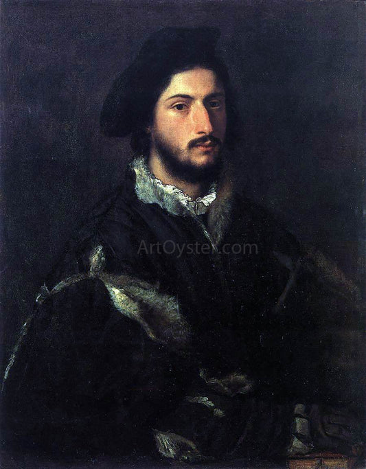  Titian Portrait of Tomaso or Vincenzo Mosti - Canvas Print