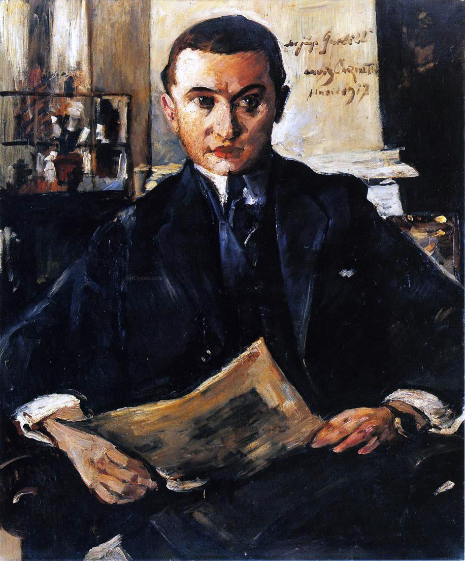  Lovis Corinth Portrait of Wolfgang Gurlitt - Canvas Print