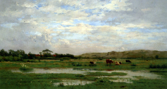  Pierre-Emmanuel Damoye Prairies Inondees - Pas de Calais - Canvas Print