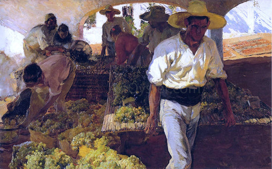  Joaquin Sorolla Y Bastida Preparing Raisins - Canvas Print