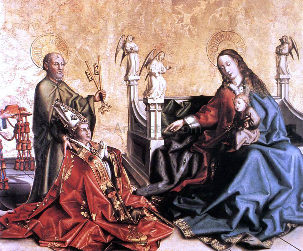  Konrad Witz Presentation of Cardinal de Mies to the Virgin - Canvas Print