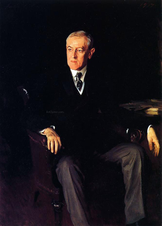  John Singer Sargent President Woodrow Wilson - Canvas Print