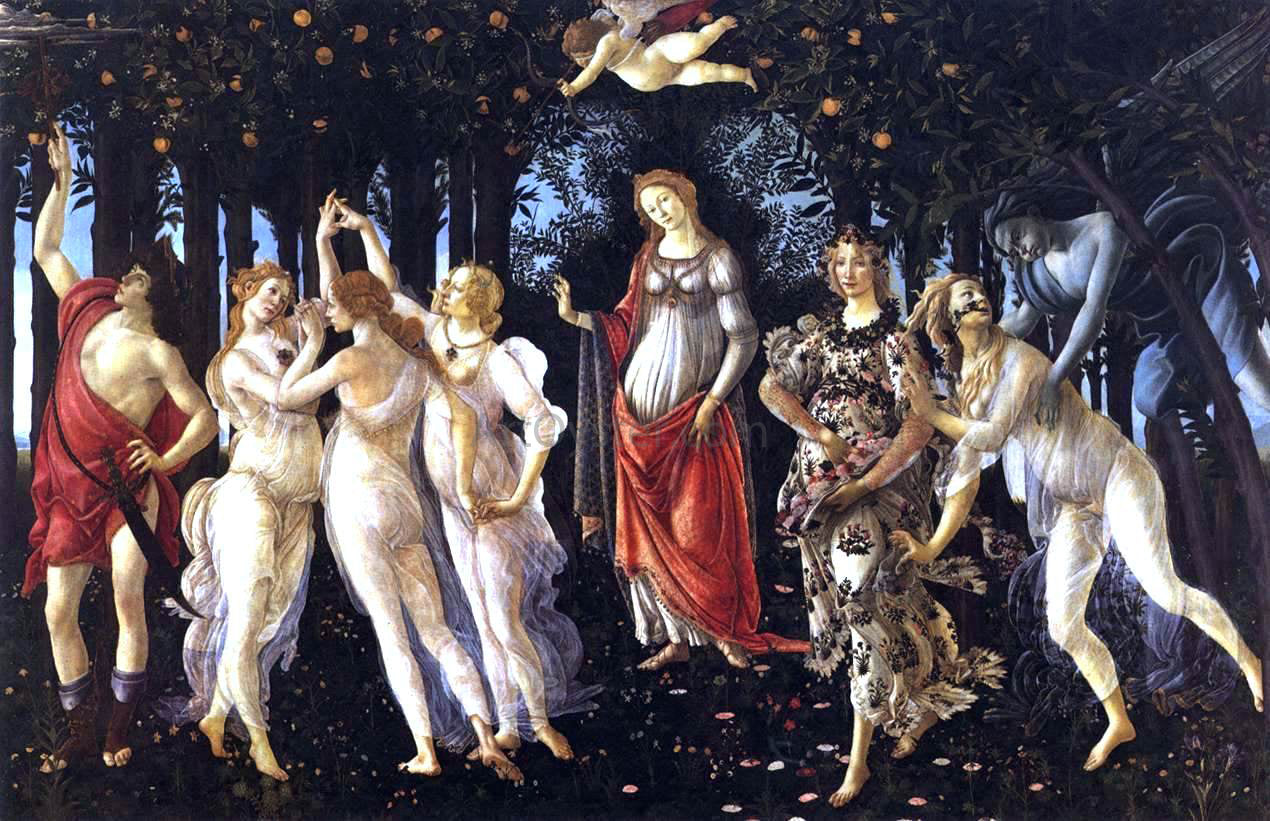  Sandro Botticelli Primavera - Canvas Print