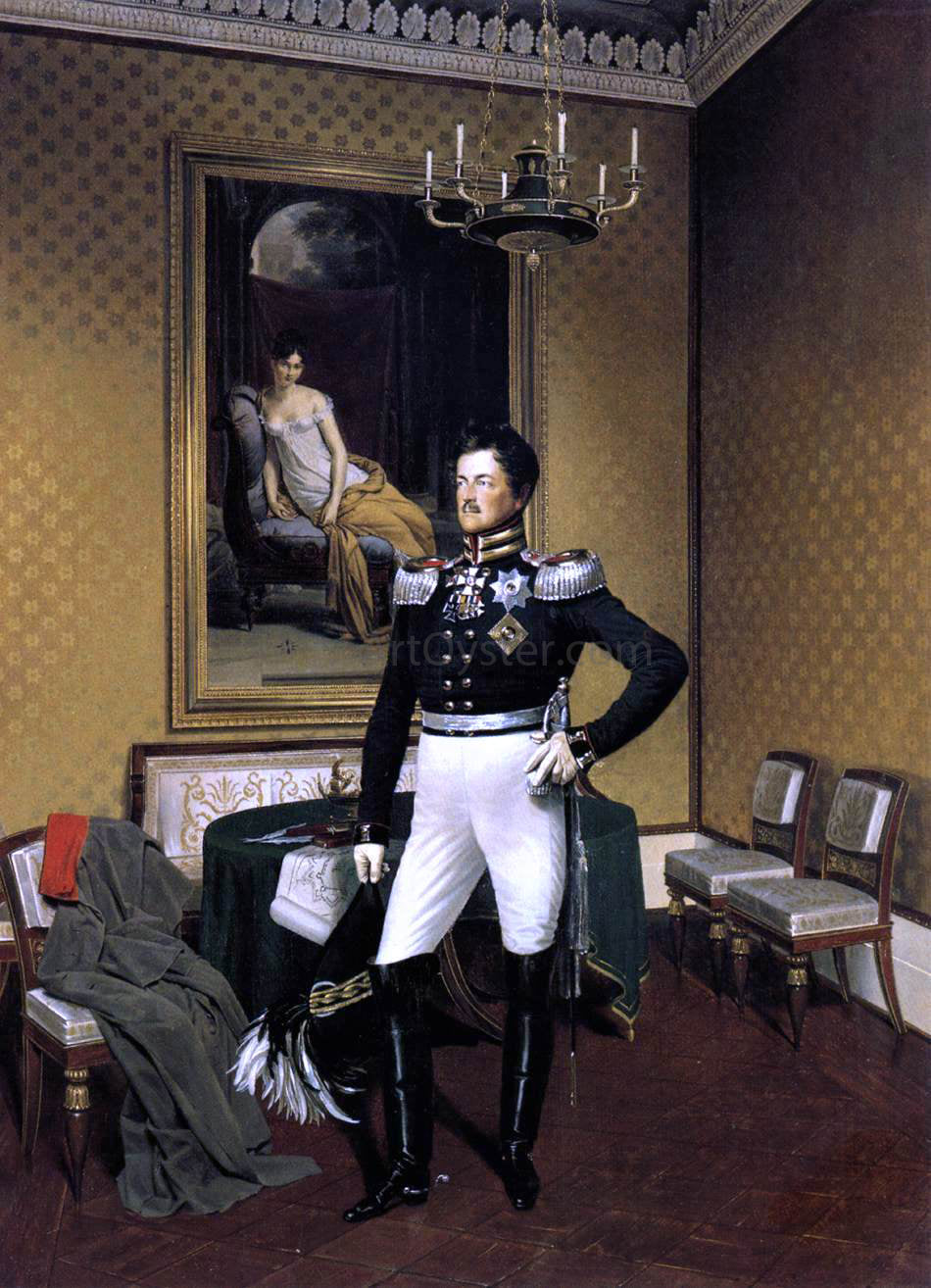  Franz Kruger Prince Augustus of Prussia - Canvas Print