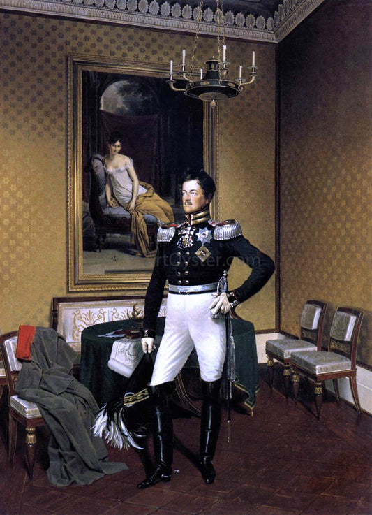  Franz Kruger Prince Augustus of Prussia - Canvas Print