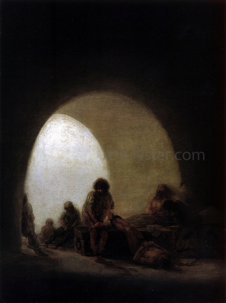  Francisco Jose de Goya Y Lucientes Prison Interior - Canvas Print