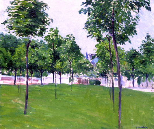  Gustave Caillebotte Promenade at Argenteuil - Canvas Print