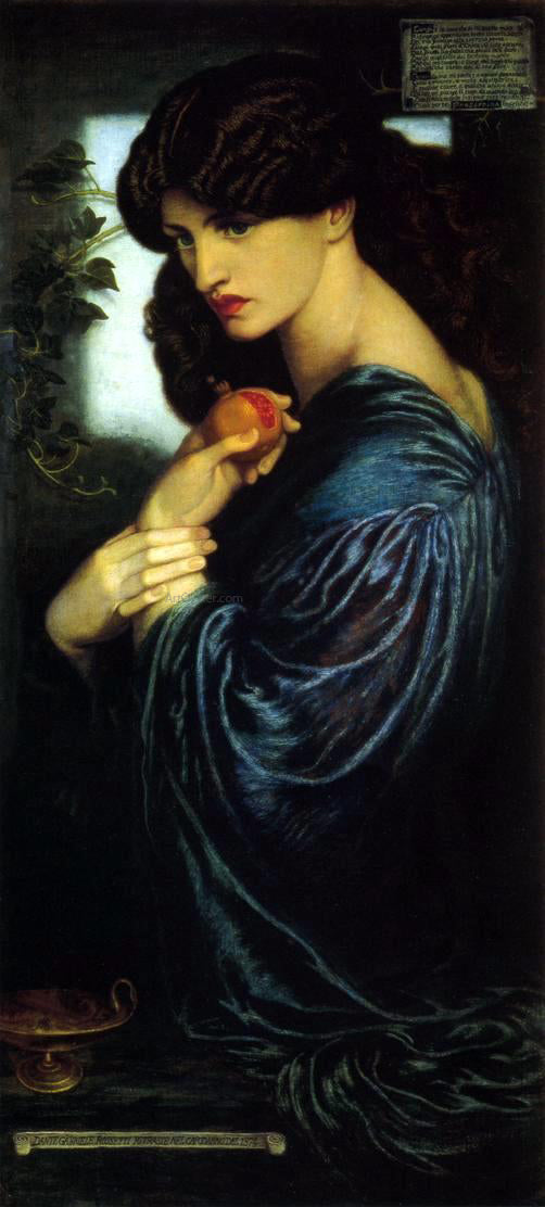  Dante Gabriel Rossetti Proserpine - Canvas Print