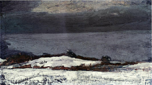  Winslow Homer Prout's Neck in Winter - Canvas Print