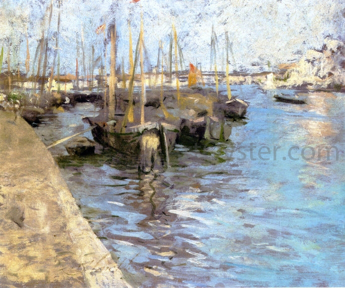  Charles Webster Hawthorne Provincetown Harbor - Canvas Print