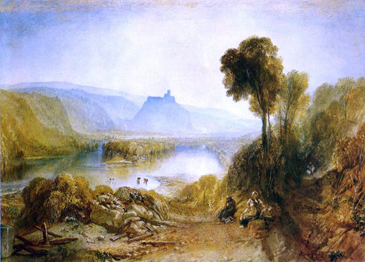  Joseph William Turner Prudhoe Castle, Northumberland (for Picturesque Views of England and Wales) - Canvas Print