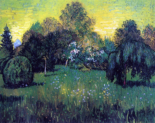  Vincent Van Gogh Public Park with Weeping Willow: The Poet's Garden I - Canvas Print
